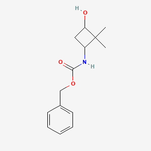 Benzyl (3-hydroxy-2,2-dimethylcyclobutyl)carbamate