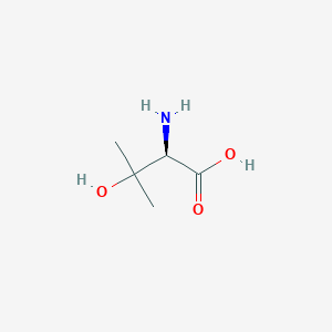 molecular formula C5H11NO3 B1349762 (R)-2-氨基-3-羟基-3-甲基丁酸 CAS No. 2280-48-0