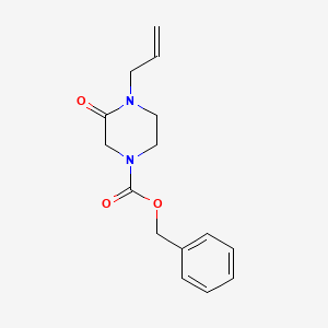 4-Benzyloxycarbonyl-1-allylpiperazin-2-one