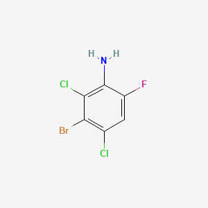 3-Bromo-2,4-dichloro-6-fluoroaniline