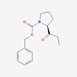 Benzyl (2S)-2-propanoylpyrrolidine-1-carboxylate