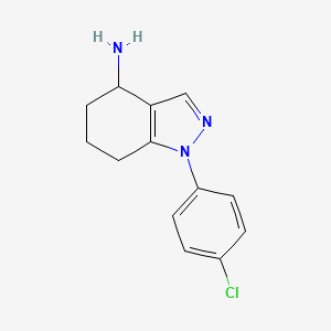 1-(4-chlorophenyl)-4,5,6,7-tetrahydro-1H-indazol-4-amine