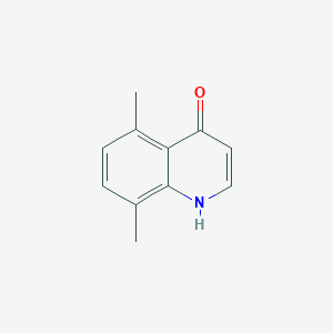 molecular formula C11H11NO B1349774 5,8-Dimethyl-4-quinolinol CAS No. 203626-57-7