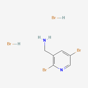 1-(2,5-Dibromopyridin-3-yl)methanamine dihydrobromide