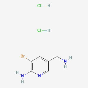 5-(Aminomethyl)-3-bromopyridin-2-amine dihydrochloride