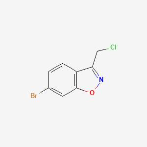 6-Bromo-3-(chloromethyl)-1,2-benzoxazole