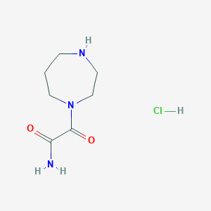 2-(1,4-Diazepan-1-yl)-2-oxoacetamide hydrochloride