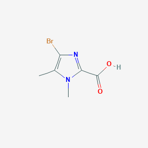 4-bromo-1,5-dimethyl-1H-imidazole-2-carboxylic acid