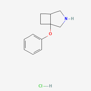 1-Phenoxy-3-azabicyclo[3.2.0]heptane hydrochloride