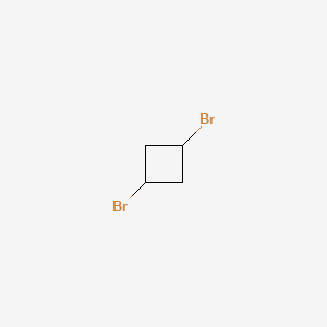 molecular formula C4H6Br2 B13497796 1,3-Dibromocyclobutane 