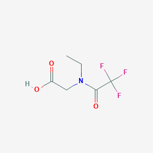 molecular formula C6H8F3NO3 B13497822 n-Ethyl-n-(2,2,2-trifluoroacetyl)glycine 