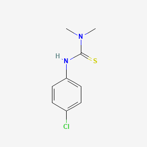 molecular formula C9H11ClN2S B1349783 N'-(4-Chlorophenyl)-N,N-dimethylthiourea CAS No. 2212-17-1