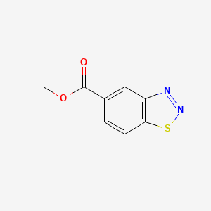 B1349788 Methyl 1,2,3-benzothiadiazole-5-carboxylate CAS No. 23616-15-1