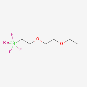 molecular formula C6H13BF3KO2 B13498007 Potassium [2-(2-ethoxyethoxy)ethyl]trifluoroboranuide 