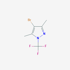 4-Bromo-3,5-dimethyl-1-(trifluoromethyl)-1H-pyrazole