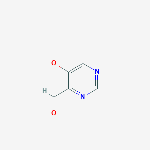 molecular formula C6H6N2O2 B13498040 5-Methoxypyrimidine-4-carbaldehyde 