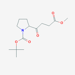 Tert-butyl 2-(4-methoxy-4-oxobutanoyl)pyrrolidine-1-carboxylate