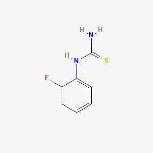 molecular formula C7H7FN2S B1349814 (2-Fluorophenyl)thiourea CAS No. 656-32-6