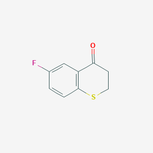 molecular formula C9H7FOS B1349815 6-氟硫代-4-色酮 CAS No. 21243-18-5