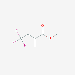 molecular formula C6H7F3O2 B13498160 Methyl 4,4,4-trifluoro-2-methylidenebutanoate 