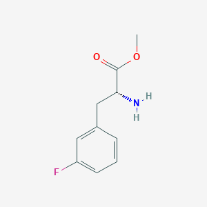 molecular formula C10H12FNO2 B13498221 Methyl (2R)-2-amino-3-(3-fluorophenyl)propanoate 