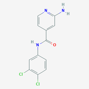 2-amino-N-(3,4-dichlorophenyl)pyridine-4-carboxamide