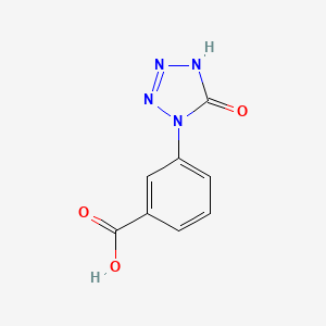 3-(5-oxo-4,5-dihydro-1H-1,2,3,4-tetrazol-1-yl)benzoic acid