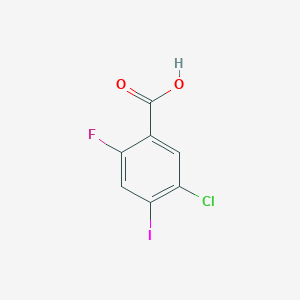 5-Chloro-2-fluoro-4-iodobenzoic acid