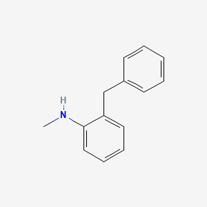 molecular formula C14H15N B13498410 2-benzyl-N-methylaniline CAS No. 51570-52-6