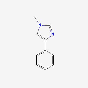 molecular formula C10H10N2 B1349846 1-methyl-4-phenyl-1H-imidazole CAS No. 2411-77-0