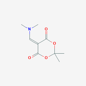molecular formula C9H13NO4 B1349854 5-(Dimethylaminomethylene)-2,2-dimethyl-1,3-dioxane-4,6-dione CAS No. 75039-60-0