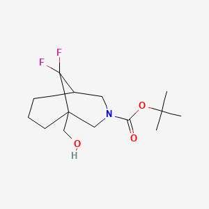 Tert-butyl 9,9-difluoro-1-(hydroxymethyl)-3-azabicyclo[3.3.1]nonane-3-carboxylate