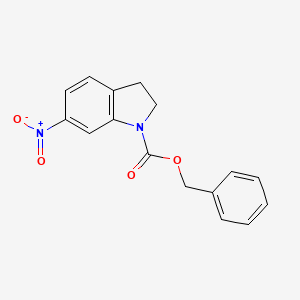 1-Benzyloxycarbonyl-2,3-dihydro-6-nitroindole