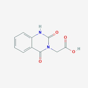 molecular formula C10H8N2O4 B1349859 (2,4-dioxo-1,4-dihydroquinazolin-3(2H)-yl)acetic acid CAS No. 78754-94-6