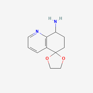 7',8'-dihydro-6'H-spiro[1,3-dioxolane-2,5'-quinolin]-8'-amine