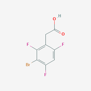 2-(3-Bromo-2,4,6-trifluorophenyl)acetic acid