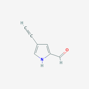 4-ethynyl-1H-pyrrole-2-carbaldehyde