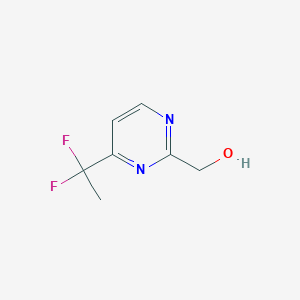 [4-(1,1-Difluoroethyl)pyrimidin-2-yl]methanol