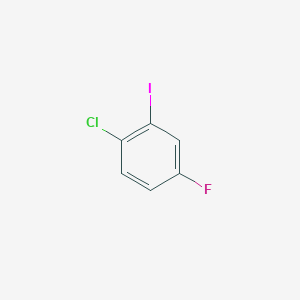 molecular formula C6H3ClFI B1349869 1-Chloro-4-fluoro-2-iodobenzene CAS No. 202982-68-1