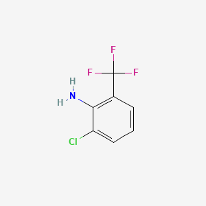 molecular formula C7H5ClF3N B1349870 2-氯-6-(三氟甲基)苯胺 CAS No. 433-94-3