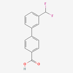 4-[3-(Difluoromethyl)phenyl]benzoic acid