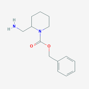 molecular formula C14H20N2O2 B1349872 苯甲酸苄酯 2-(氨基甲基)哌啶-1-甲酯 CAS No. 811842-18-9