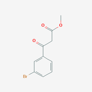 molecular formula C10H9BrO3 B1349875 Methyl 3-(3-bromophenyl)-3-oxopropanoate CAS No. 294881-10-0