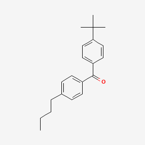 molecular formula C21H26O B1349876 4-正丁基-4'-叔丁基二苯甲酮 CAS No. 95282-55-6