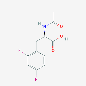 molecular formula C11H11F2NO3 B13498769 N-Acetyl-2,4-difluoro-L-phenylalanine CAS No. 831191-81-2