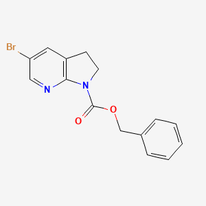 Benzyl 5-bromo-2,3-dihydro-1H-pyrrolo[2,3-b]pyridine-1-carboxylate