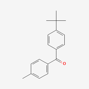 B1349878 4-tert-Butyl-4'-methylbenzophenone CAS No. 55709-38-1