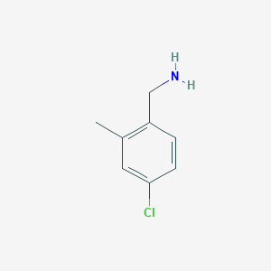 molecular formula C8H10ClN B1349891 4-氯-2-甲基苄胺 CAS No. 27917-11-9