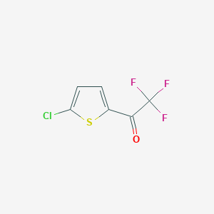 molecular formula C6H2ClF3OS B1349903 2-Chloro-5-trifluoroacetylthiophene CAS No. 771-83-5