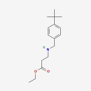 Ethyl 3-{[(4-tert-butylphenyl)methyl]amino}propanoate